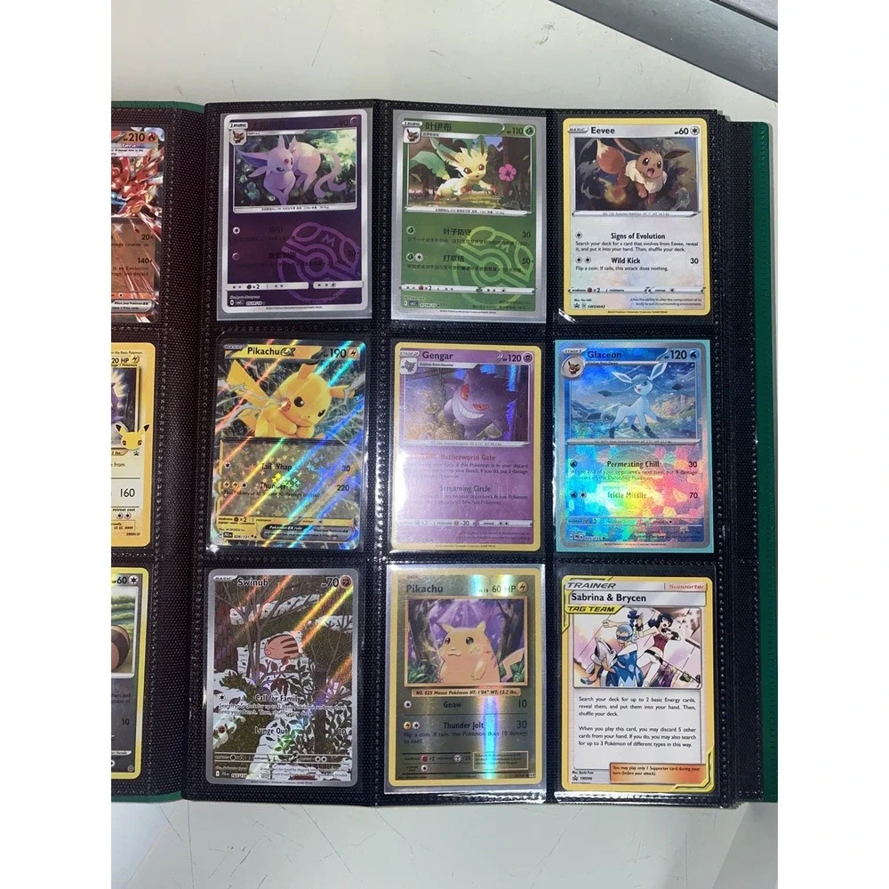Pokemon 117 Card Collection Full art, promos, cosmos LP-DMG Binder not included